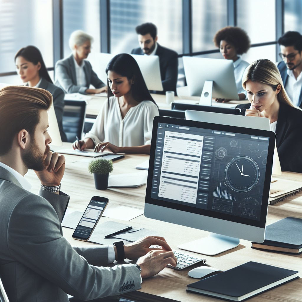 Sure! Here are some questions related to Mobile apps as Software for tracking employee hours: