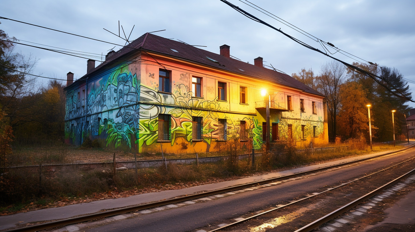 Zastosowanie laserowego usuwania graffiti w Gorzowie Wielkopolskim na budynkach